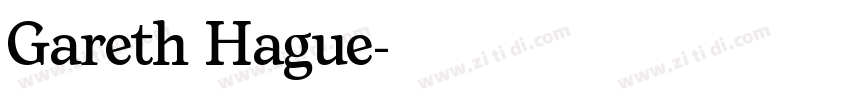 Gareth Hague字体转换